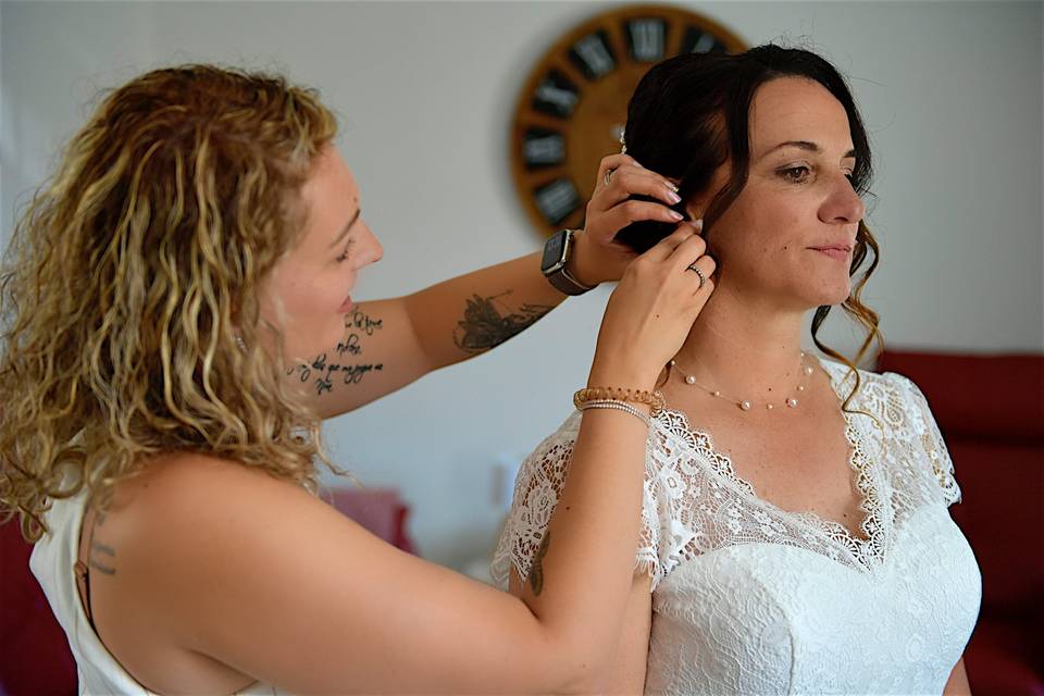 Préparation de la mariée