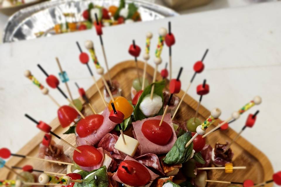 Panaché de brochettes