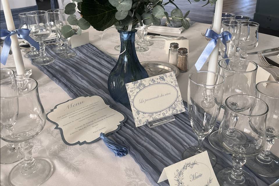 Centre de table Bridgerton