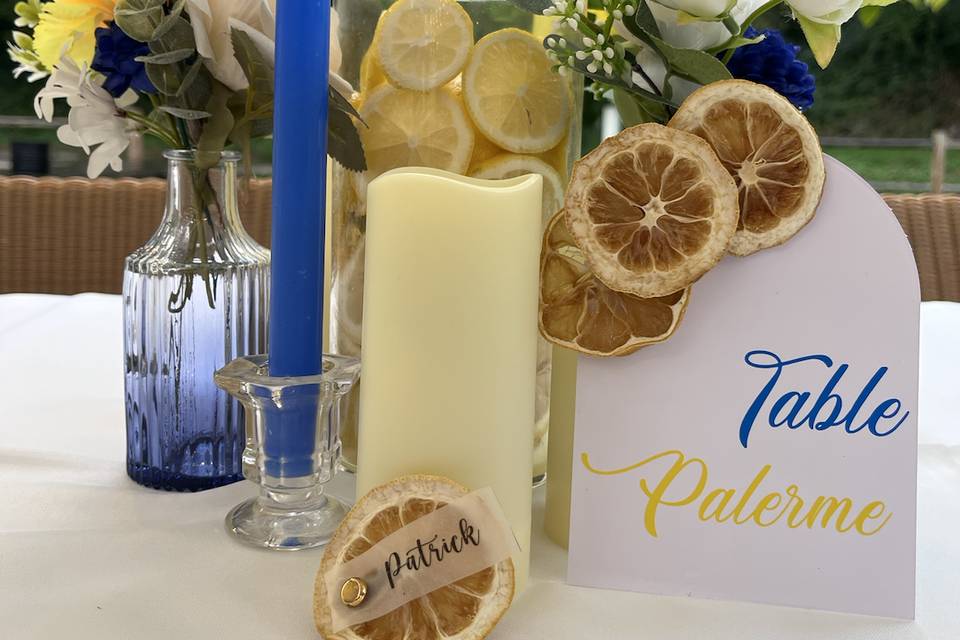 Centre de table Dolce Vita
