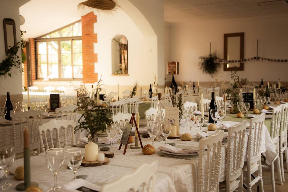 La salle de réception