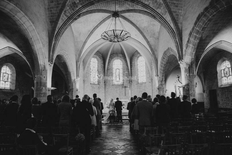 En l'église