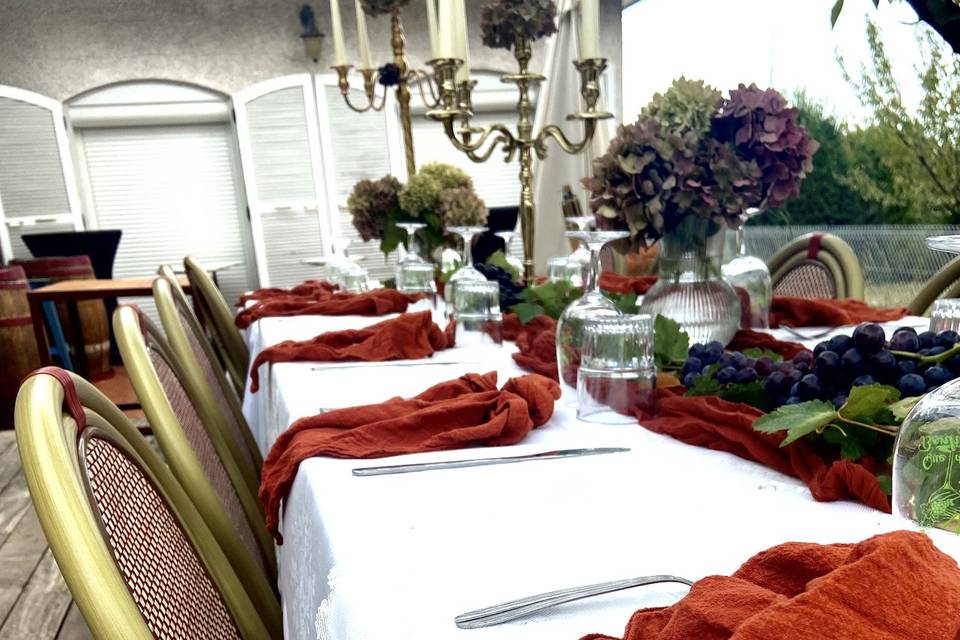 Décoration de table mariage