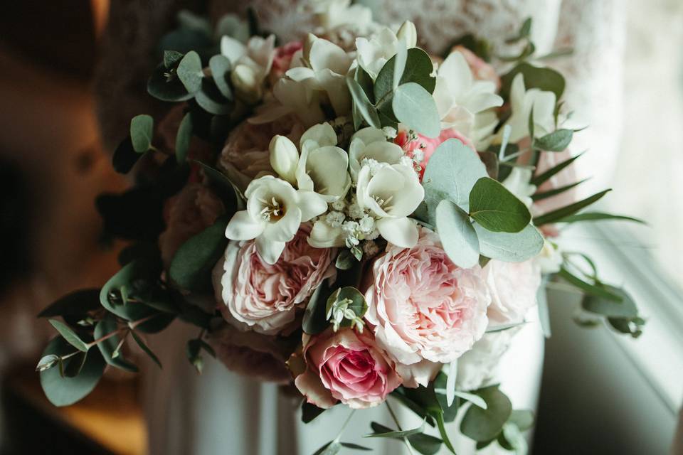 Bouquet de mariée bohème