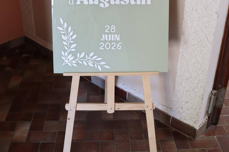 Panneau de bienvenue