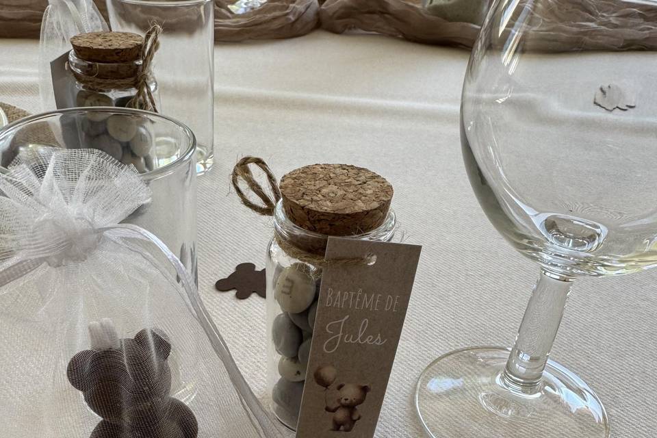 Étiquette m&ms