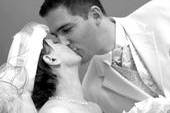 Amour de la mariée et le marié