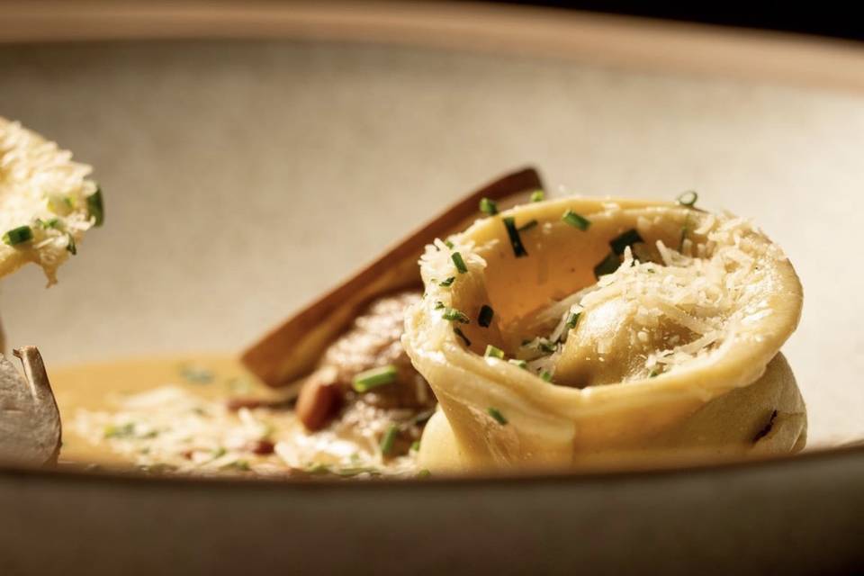 Ravioli aux 2 champignons