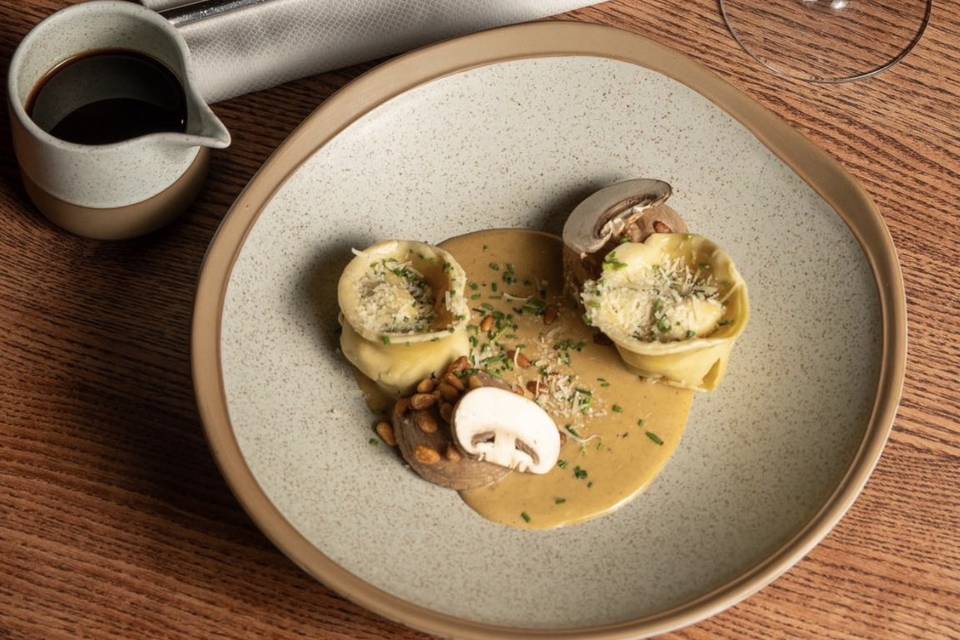 Ravioli aux 2 champignons