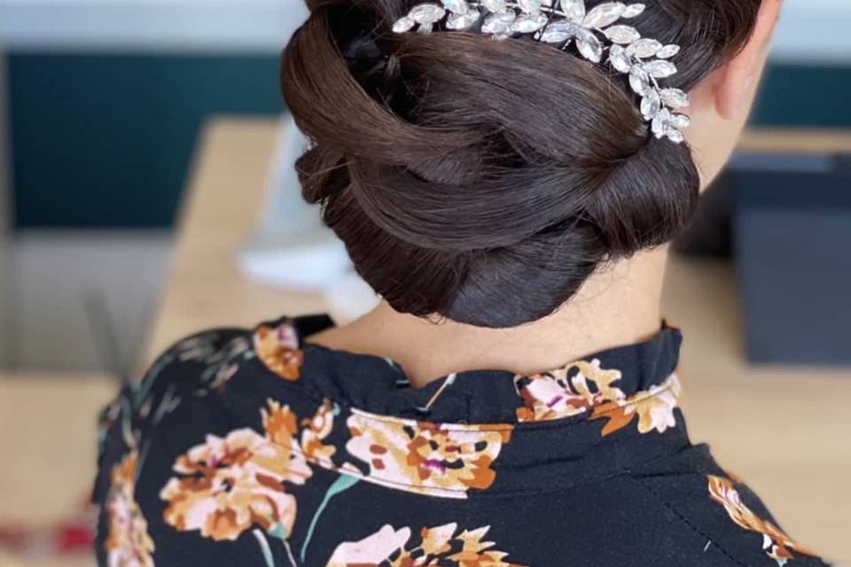 Chignon invité