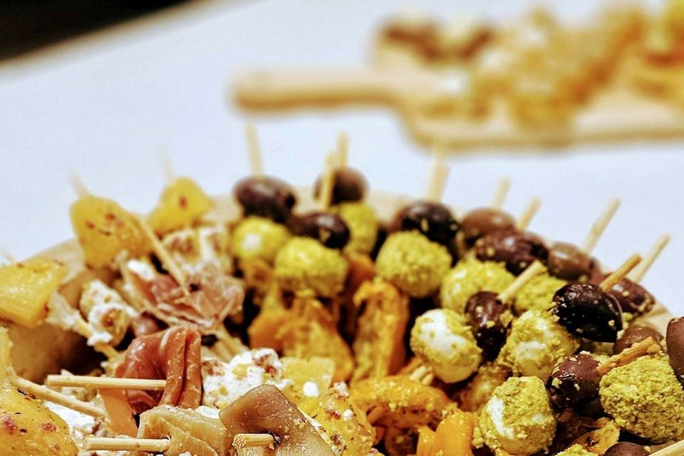 Brochettes apéritives
