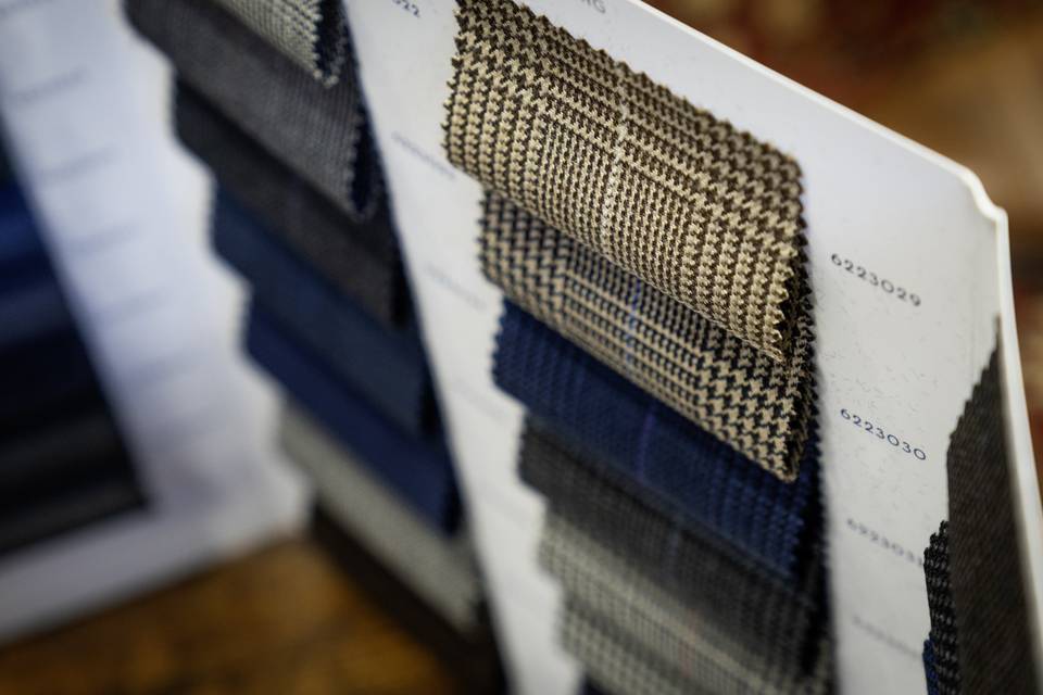 Echantillon_tissu_houndstooth_marron_beige