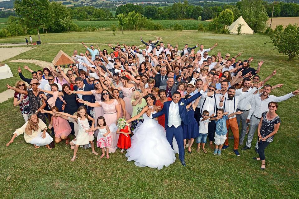 Photos de groupes avec invités