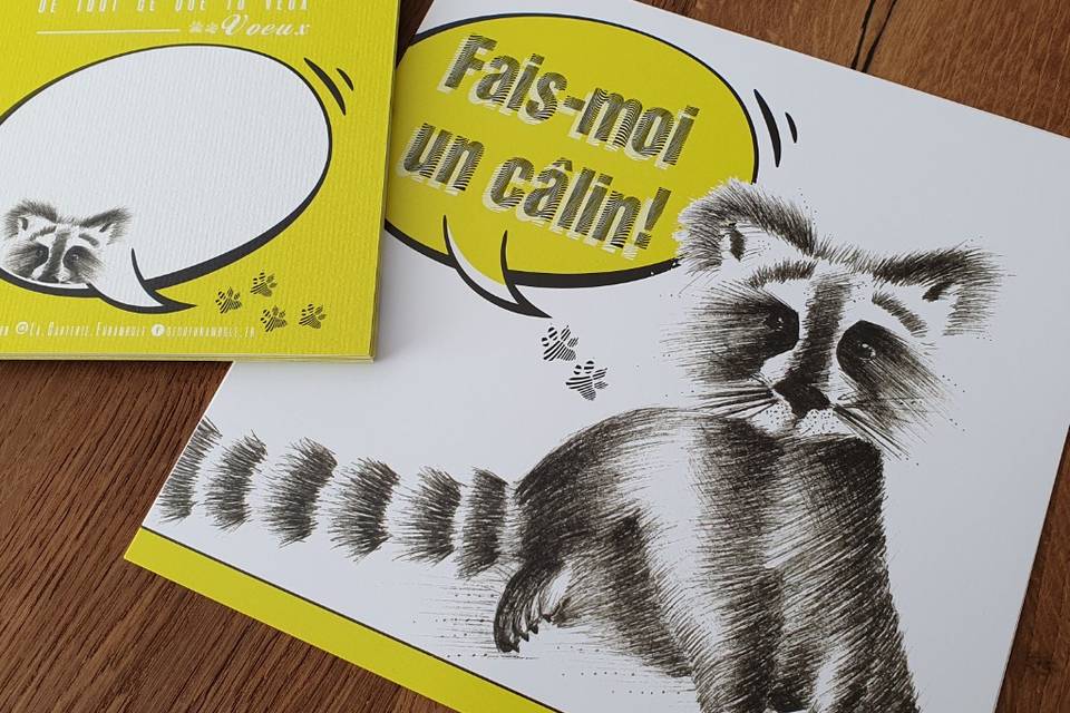 Carte raccoon