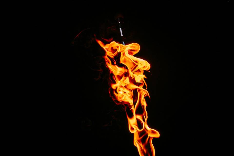 Fire eating