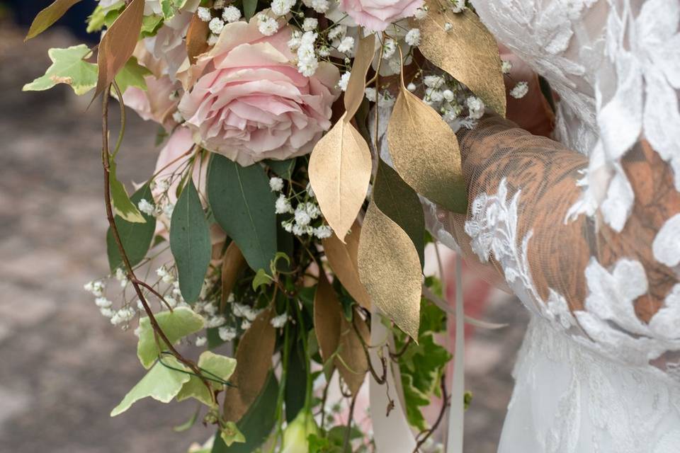 Détail bouquet de la mariée