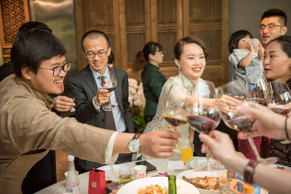 Mariage d'artistes à Pékin