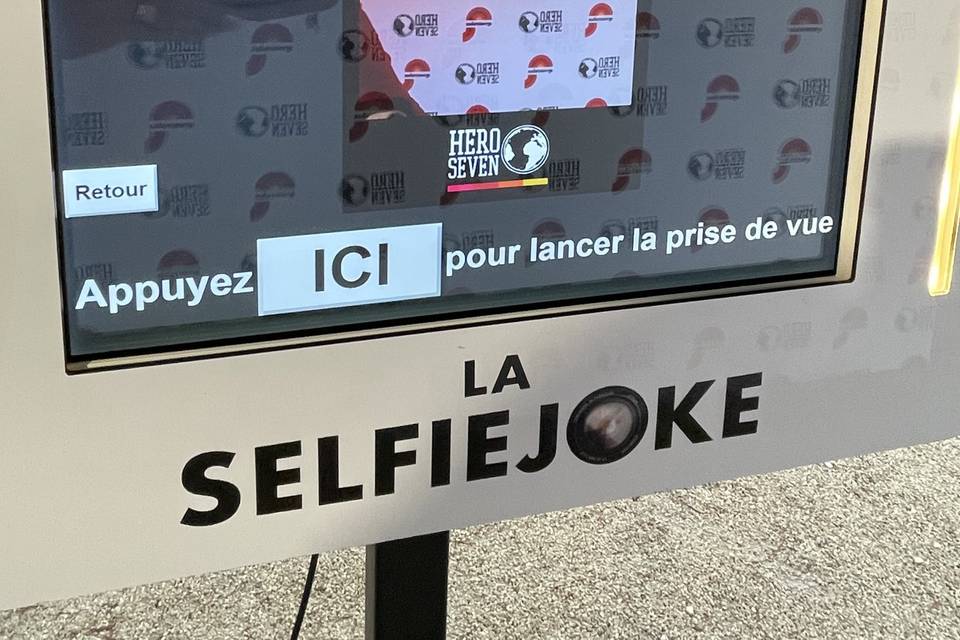 Borne à selfies