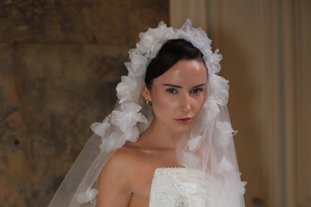 Portrait robe blanche