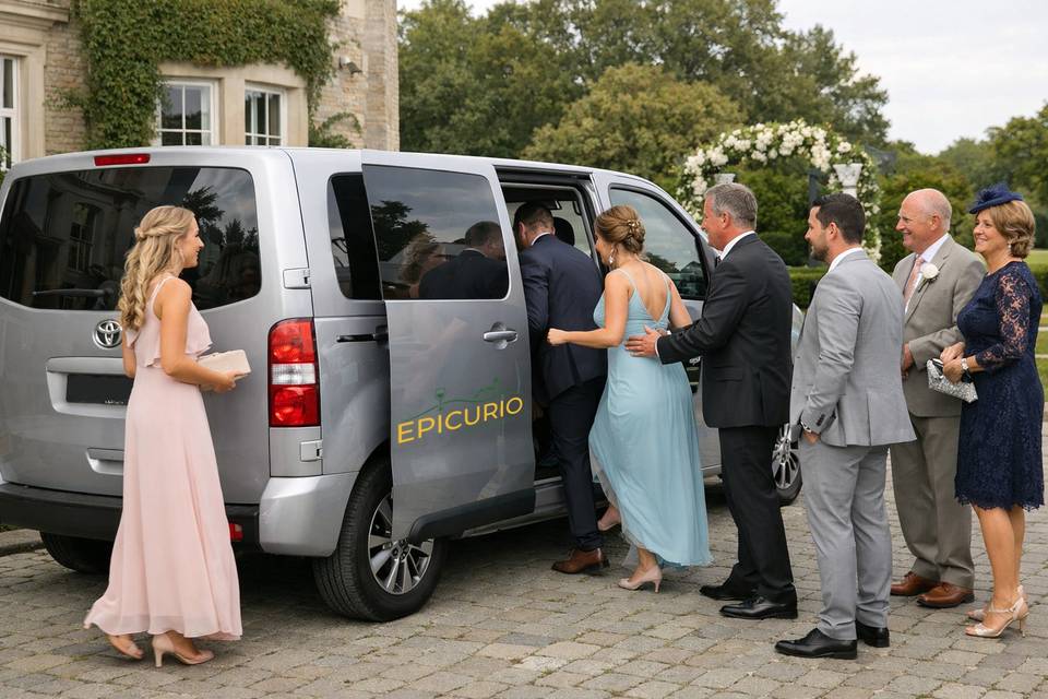 Départ pour un mariage