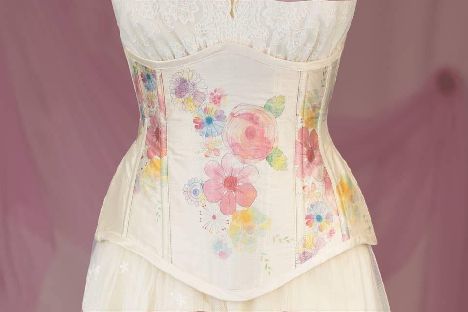 Corset aquarelle