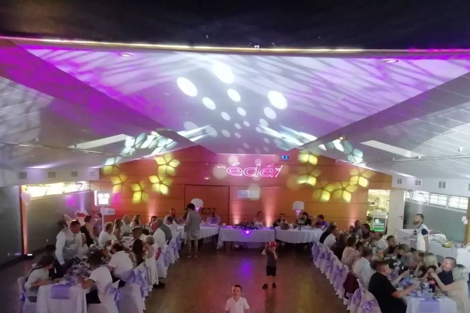 Éclairage réception