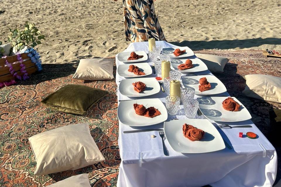 Brunch sur la plage