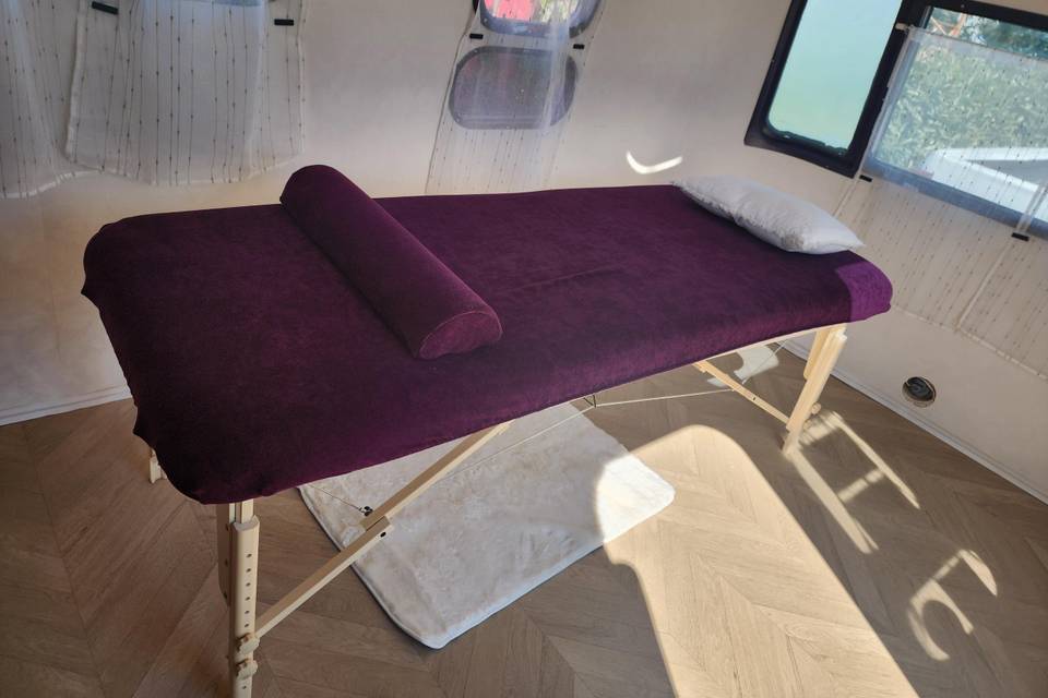 L'espace massage / headspa