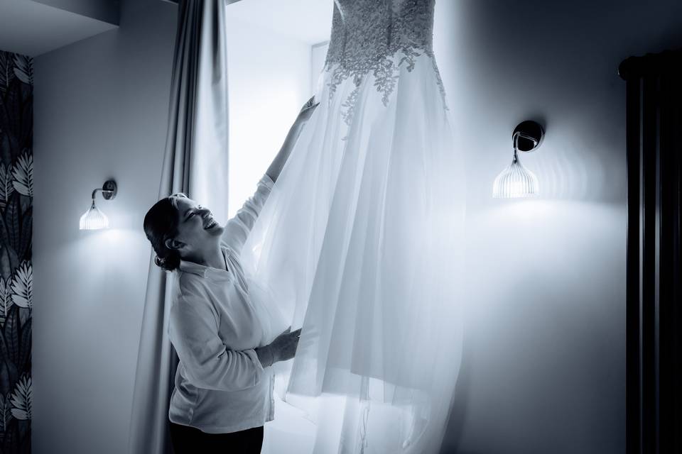 Découverte robe de mariée