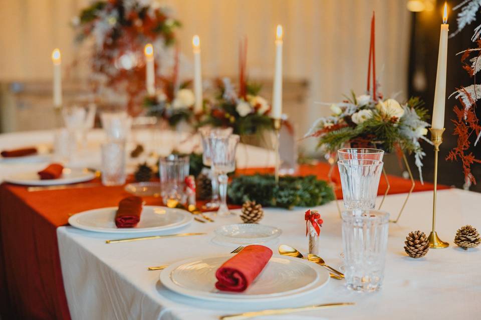 Table d'honneur hivernal