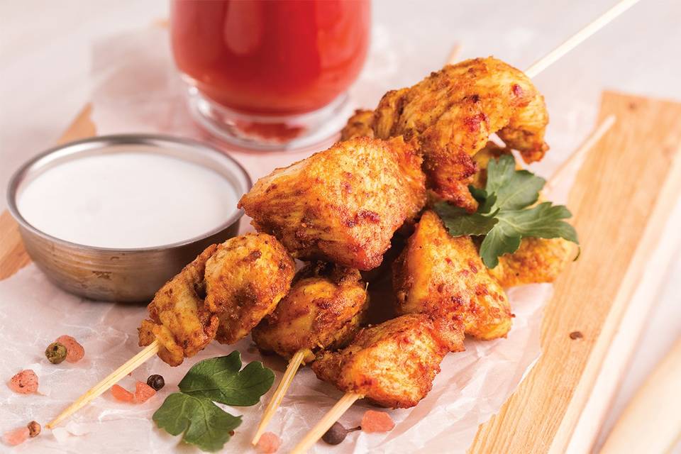 Brochettes poulet chich taouk