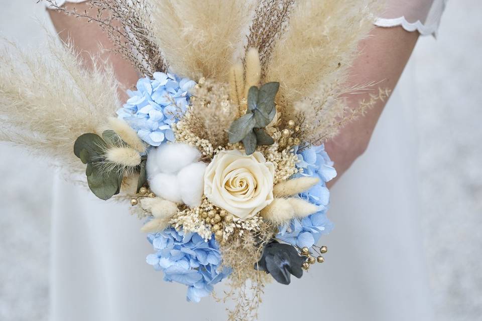 Bouquet fleurs séchées