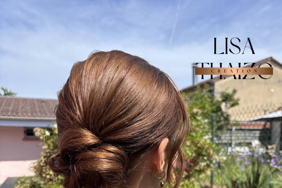 Chignon élégant et minimaliste