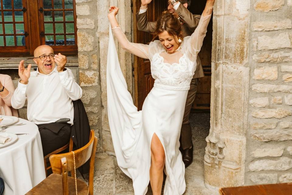 L'entrée des mariés