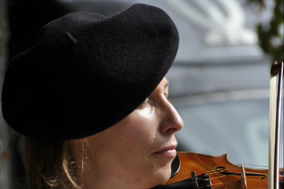 Anouck au violon