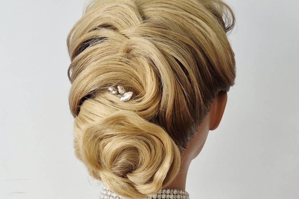 Chignon bas 3d