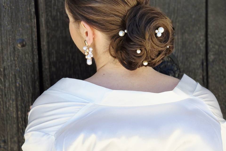 Chignon bas 3D