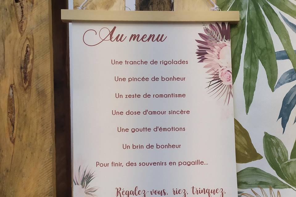 Menu original