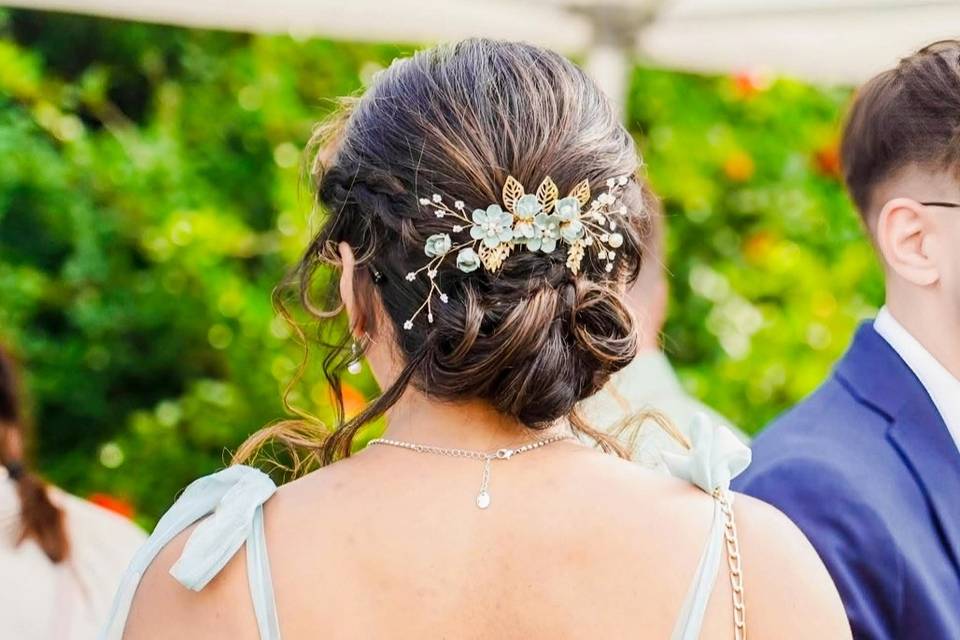 Chignon invitée