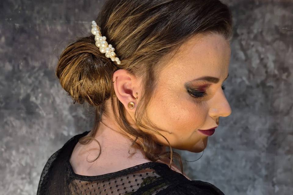 Chignon invitée