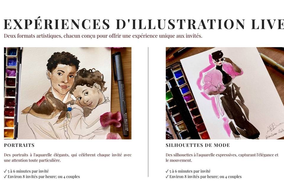 Animation artistique mariage
