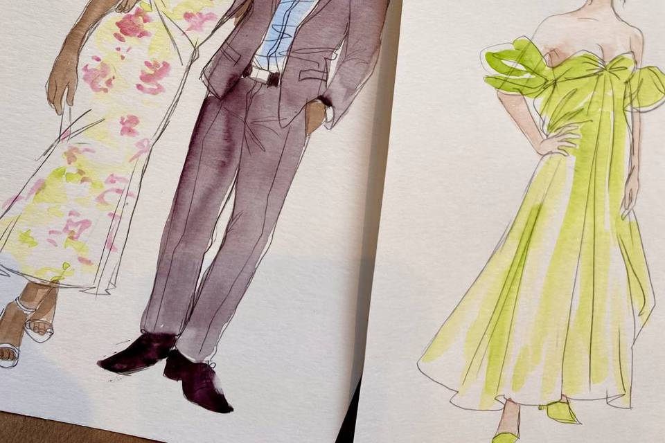 Couple illustration mariage