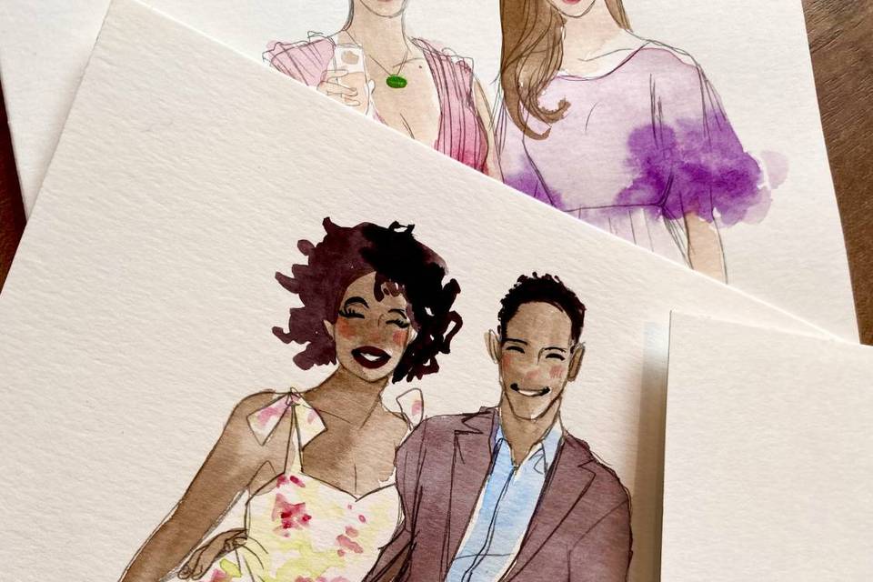 Couple illustration mariage