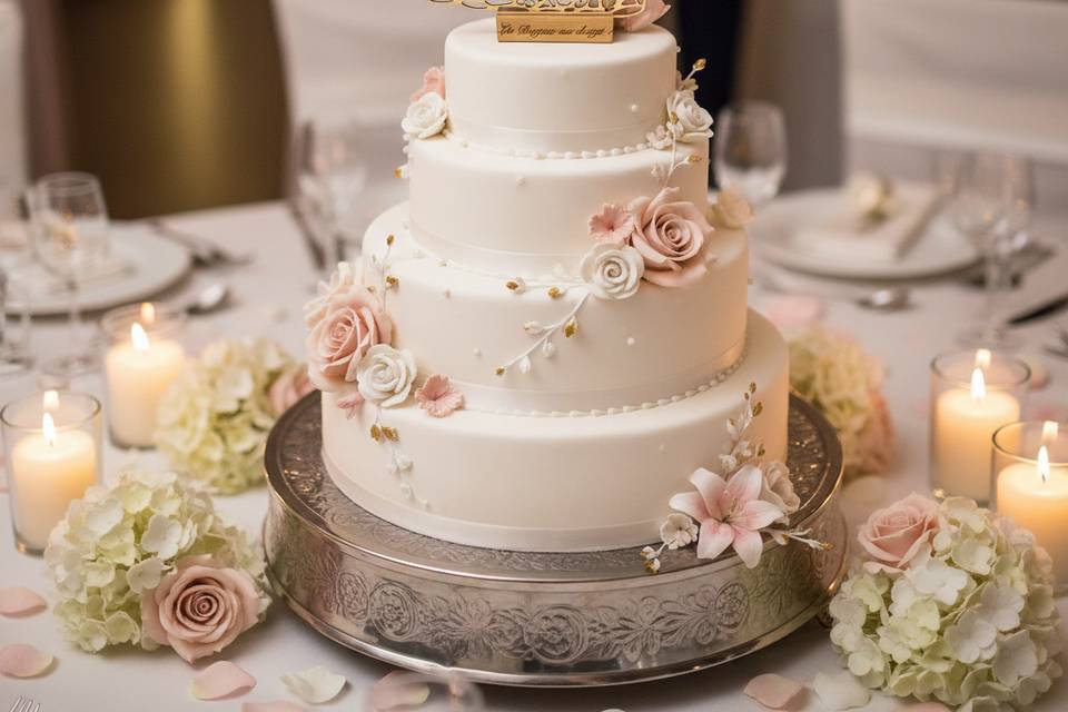 Figurine wedding cake