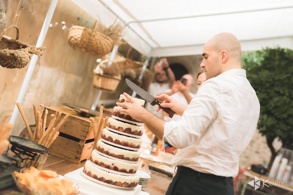 Kelimaj Mariage gâteau