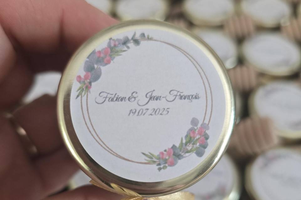 Cadeau invité caramel