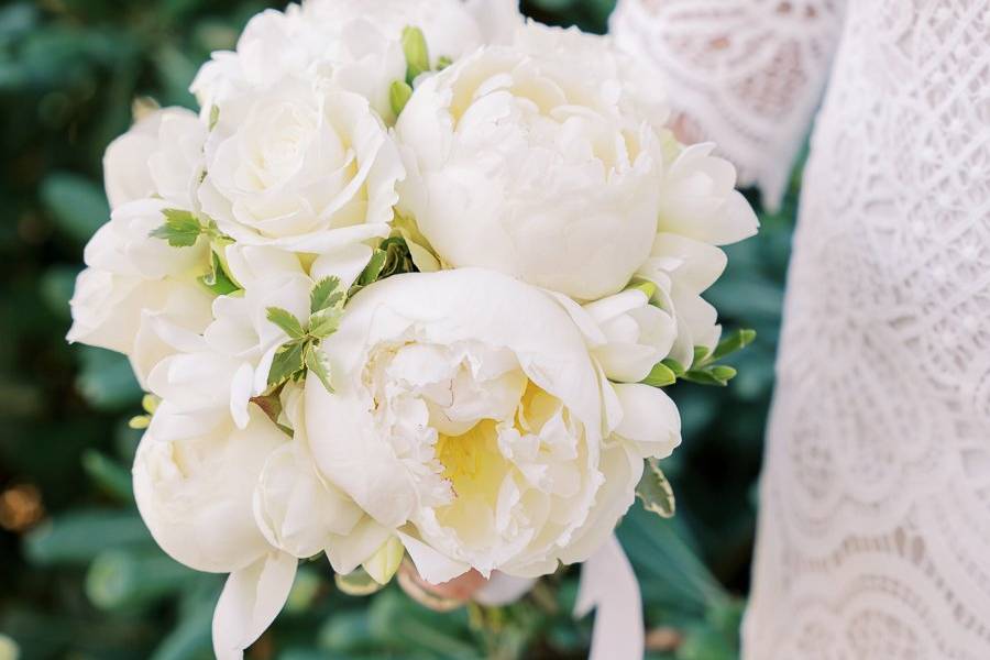 Bouquet pivoines