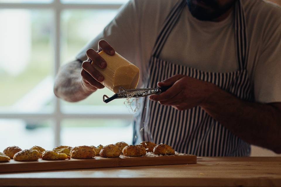 Gougère maison au parmesan