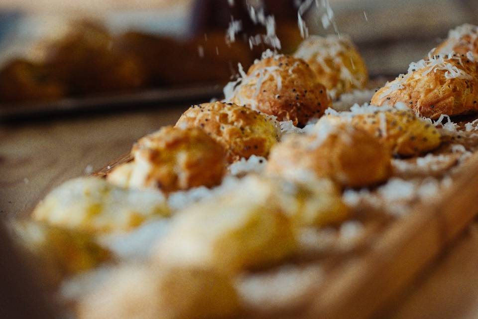 Gougère maison au parmesan