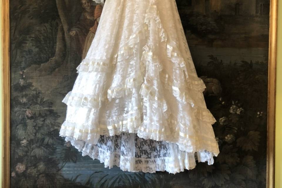 Robe papillons vintage